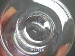 Denis Mann Caithness Glasses Ltd Ed Goblet Cock & Hen Salmon Etched Engraving