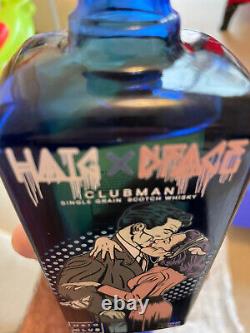 Dface clubman limited edition Print On Glass Haig Bottle