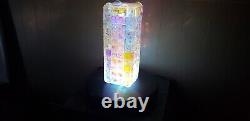 Dichroic Crystal Optic Art Glass Vaseline Uranium NASA Storm Star Wars 3d rubik