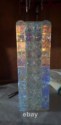 Dichroic Crystal Optic Art Glass Vaseline Uranium NASA Storm Star Wars 3d rubik