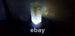 Dichroic Crystal Optic Art Glass Vaseline Uranium NASA Storm Star Wars 3d rubik