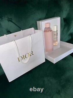 Dior LTD glass water bottle + capture totale lotion serum