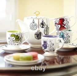 Disney Alice In Wonderland Through Looking Glass Limited Edition China Tea Set