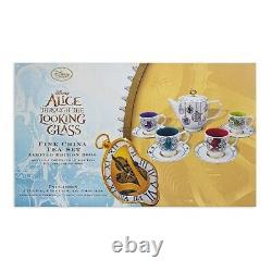 Disney Alice In Wonderland Through Looking Glass Limited Edition China Tea Set