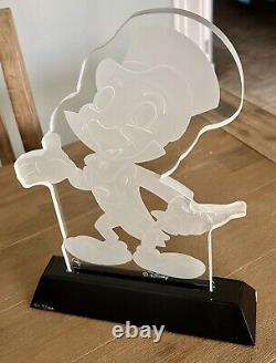 Disney JIMINY CRICKET Limited Edition 9/1000 Arnold Ruiz Glass SCULPTURE Figure