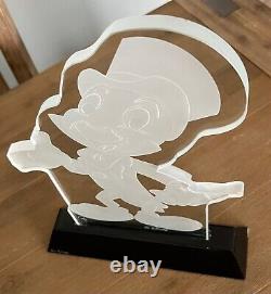 Disney JIMINY CRICKET Limited Edition 9/1000 Arnold Ruiz Glass SCULPTURE Figure