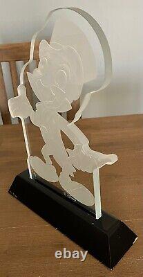 Disney JIMINY CRICKET Limited Edition 9/1000 Arnold Ruiz Glass SCULPTURE Figure