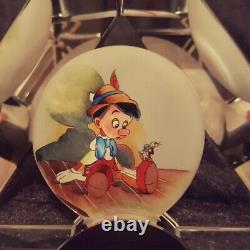Disney Pinocchio Fine Art Glass Statue GOOD ADVICE by Toby Bluth Limited Edition