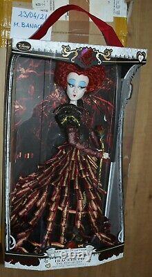 Disney Store Limited Edition The Red Queen Iracebeth Doll Alice In Wonderland