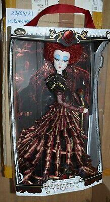 Disney Store Limited Edition The Red Queen Iracebeth Doll Alice In Wonderland
