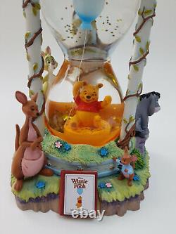 Disney Store Winnie The Pooh Snow Globe Hour Glass 55th 55 Years Limited Edition