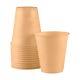 Disposable Water Vending Cups Light Brown Plastic Glasses For Party Wedding 7oz