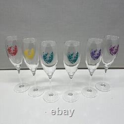 Dom Perignon Champagne Glasses Andy Warhol Limited Edition 6 units set