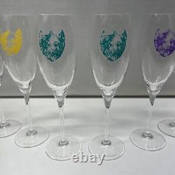 Dom Perignon Champagne Glasses Andy Warhol Limited Edition 6 units set