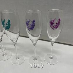 Dom Perignon Champagne Glasses Andy Warhol Limited Edition 6 units set