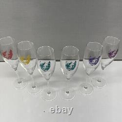 Dom Perignon Champagne Glasses Andy Warhol Limited Edition 6 units set