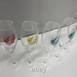 Dom Perignon Champagne Glasses Andy Warhol Limited Edition 6 units set