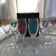 Dom Perignon Champagne Glasses Andy Warhol Limited Edition 6 Units Set Japan