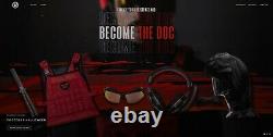 Dr Disrespect Limited Edition Doctober Halloween Costume Doc Vest Glasses Set