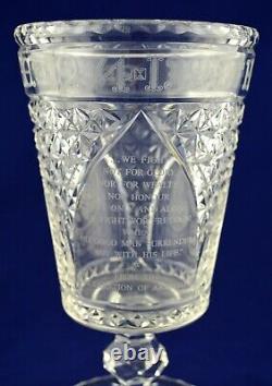Edinburgh Crystal Commemorative ROBERT THE BRUCE Limited Edition Vase No. 29