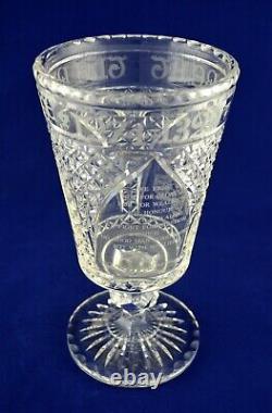 Edinburgh Crystal Commemorative ROBERT THE BRUCE Limited Edition Vase No. 29