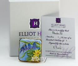 Elliot Hall Enamels Bluebells 1/1 Ltd Edition By Elizabeth Todd Freehand Painted