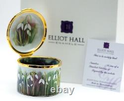 Elliot Hall Enamels Snowdrops By Anthony Young 1/1 Limited Edition