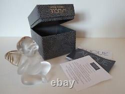 Elton John Lalique'Winged Cherub' Boxed Rare Collectors Society Item Mint