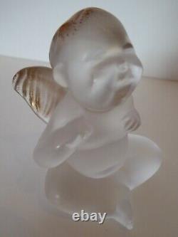 Elton John Lalique'Winged Cherub' Boxed Rare Collectors Society Item Mint