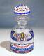 English Whitefriars Decanter Form Millefiori/glass Inkwell Paperweight C. 1970