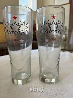 Eric Haze X Limited Edition 2011 Heineken Pint Glass Set of 2