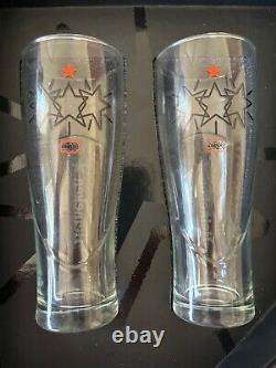 Eric Haze X Limited Edition 2011 Heineken Pint Glass Set of 2