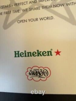 Eric Haze X Limited Edition 2011 Heineken Pint Glass Set of 2