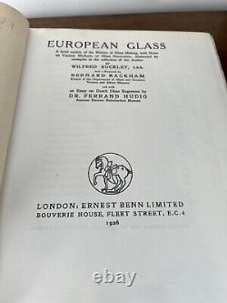 European Glass WILFRED BUCKLEY 1926, Edition De Luxe 22 of 35, Earnest BENN