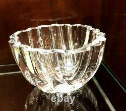 Exquisite Orrefors Crystal Centerpiece Bowl Signed & Numbered By Lars Hellsten