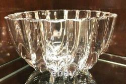 Exquisite Orrefors Crystal Centerpiece Bowl Signed & Numbered By Lars Hellsten