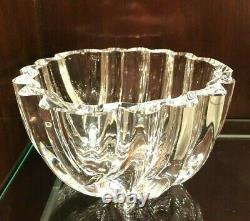 Exquisite Orrefors Crystal Centerpiece Bowl Signed & Numbered By Lars Hellsten