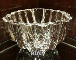 Exquisite Orrefors Crystal Centerpiece Bowl Signed & Numbered By Lars Hellsten