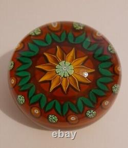 Extremely Rare No 100/350 LIMITED EDITION 1979 PERTHSHIRE SUNFLOWER Paperweight