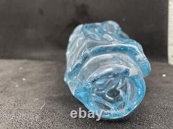 Extremely rare and Limited Edition Murano blue tulip blooming vase
