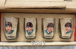 Fab The Beatles Original 1963 Glasses With Mega Rare Box Made By J & L Co Ltd Uk