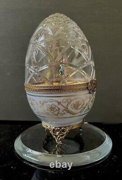 Faberge Limoges Series Limited Edition Crystal Egg with Charlie the Tuna No. 3