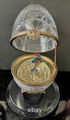 Faberge Limoges Series Limited Edition Crystal Egg with Charlie the Tuna No. 3