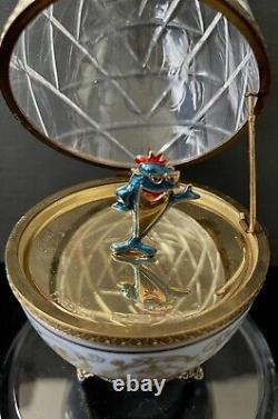 Faberge Limoges Series Limited Edition Crystal Egg with Charlie the Tuna No. 3