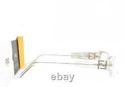 Fendi Eyeglasses Cear Gem Stone Hand made Limited Edition 51-15-140