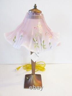 Fenton Accent Lamp 17-1/2 Tall RARE MINT Brand NewithBox HP- Signed Tammy Neader