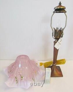 Fenton Accent Lamp 17-1/2 Tall RARE MINT Brand NewithBox HP- Signed Tammy Neader