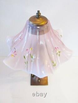 Fenton Accent Lamp 17-1/2 Tall RARE MINT Brand NewithBox HP- Signed Tammy Neader