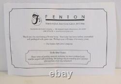 Fenton Accent Lamp 17-1/2 Tall RARE MINT Brand NewithBox HP- Signed Tammy Neader