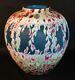 Fenton Art Glass Dave Fetty / Kelsey Murphy Cameo Carved Vase Limited To 295